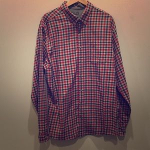 Eddie Bauer classic fit flannel plaid shirt